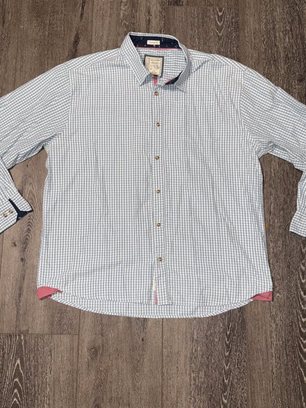 Alexander Julian Colours Mens Shirt 2X Long Sleeve Plaid White Green